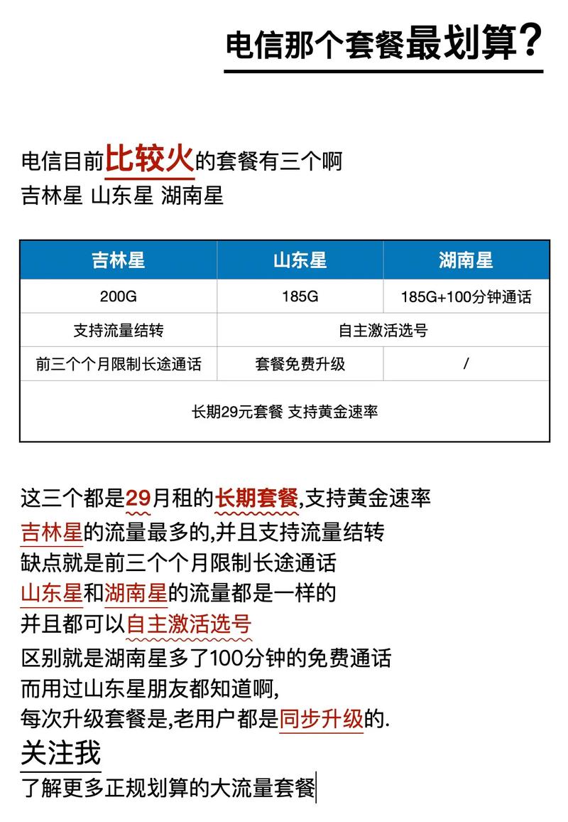 电信套餐那个划算流量卡避坑指南 全国通用套餐 干货分