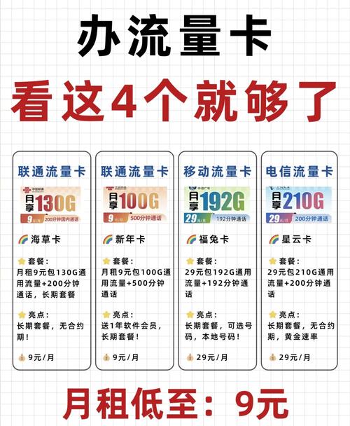 最近看到不少推荐流量卡的什么月租9919