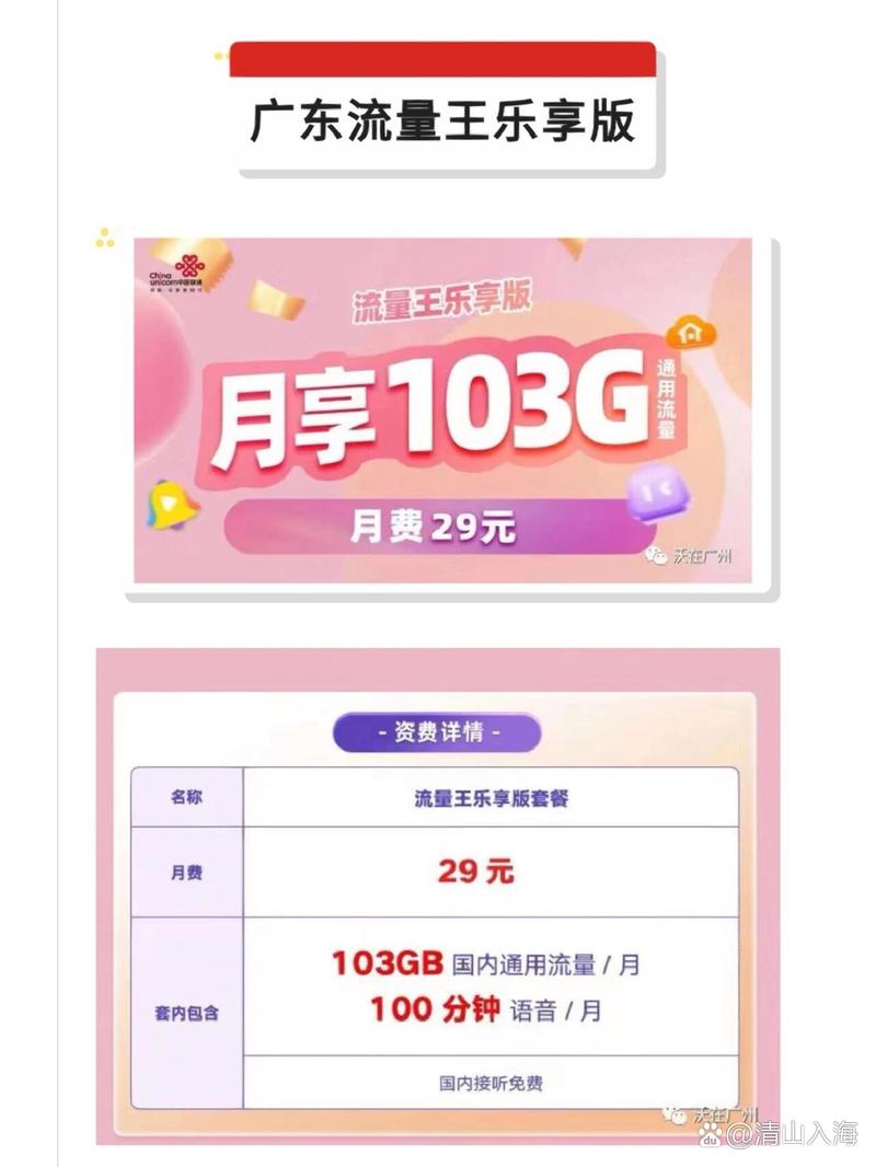 沃派青春校园卡转广东乐享版 目前是广东联通沃派2021 月租29元