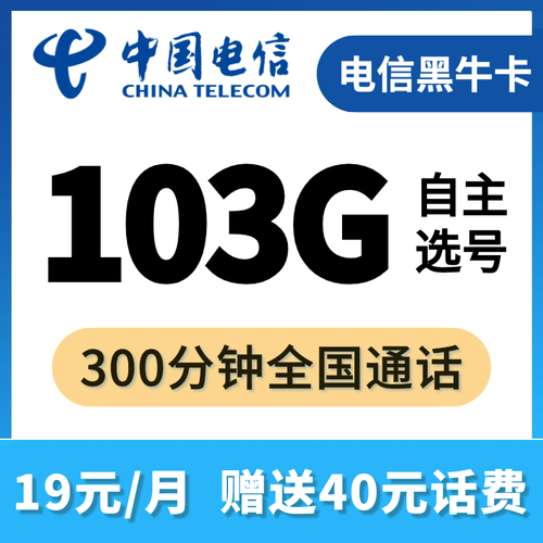 电信黑牛卡