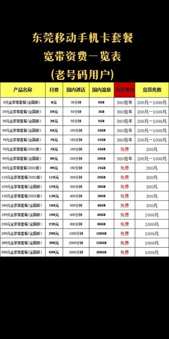 移动卡多少钱一个g
