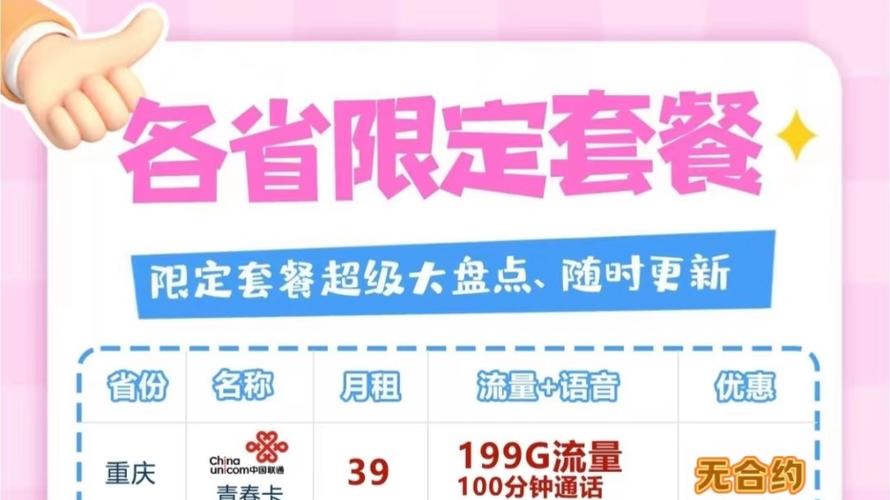 2025年新年流量卡合集讲解各省份联通电信大流量套餐全网所有套餐都