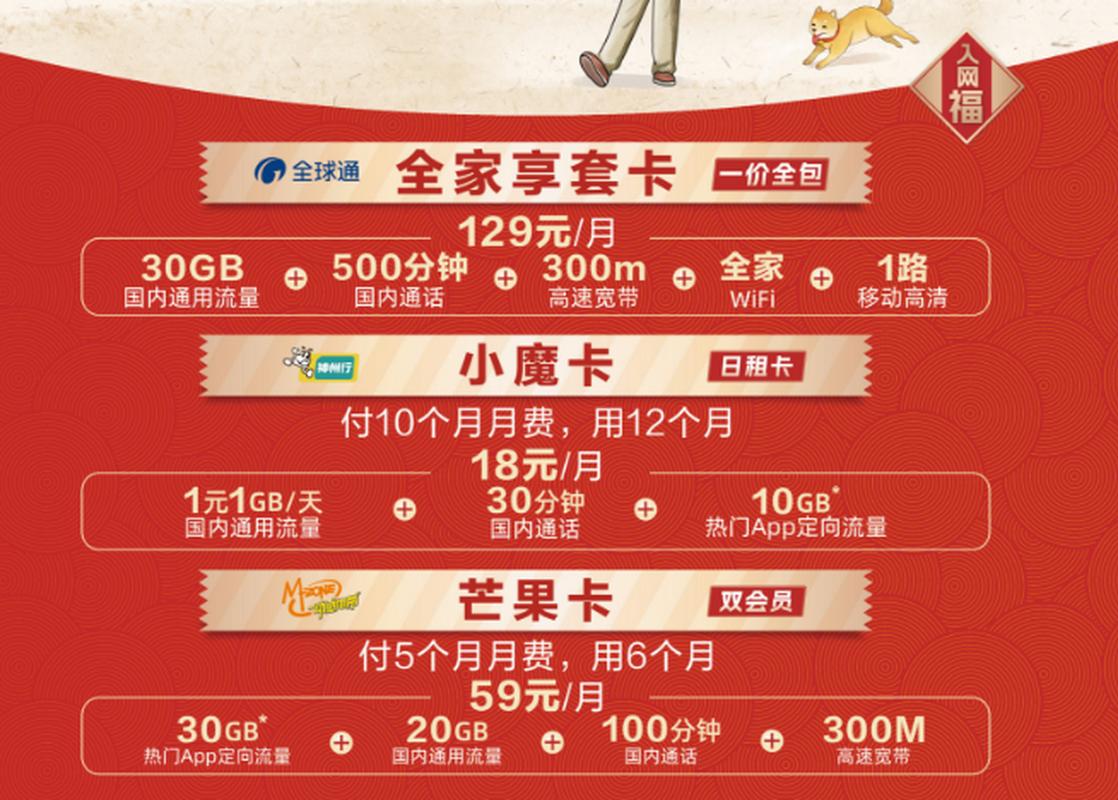 心仪靓号全球通动感地带神州行等套餐随心选满足你的不同通信需求