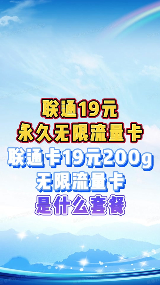 流量卡纯流量19永久