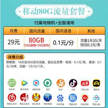 成人流量80g定向流量30g的卡 – 成人流量套餐突围战：80G+30G组合的价值密码与选购指南