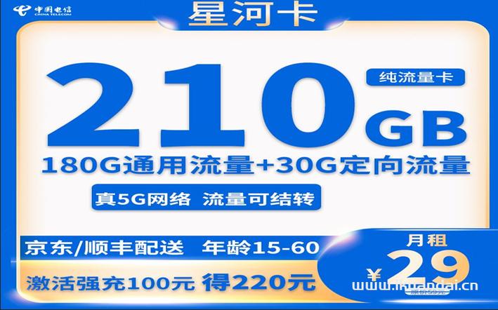 一个月19元200g流量申请