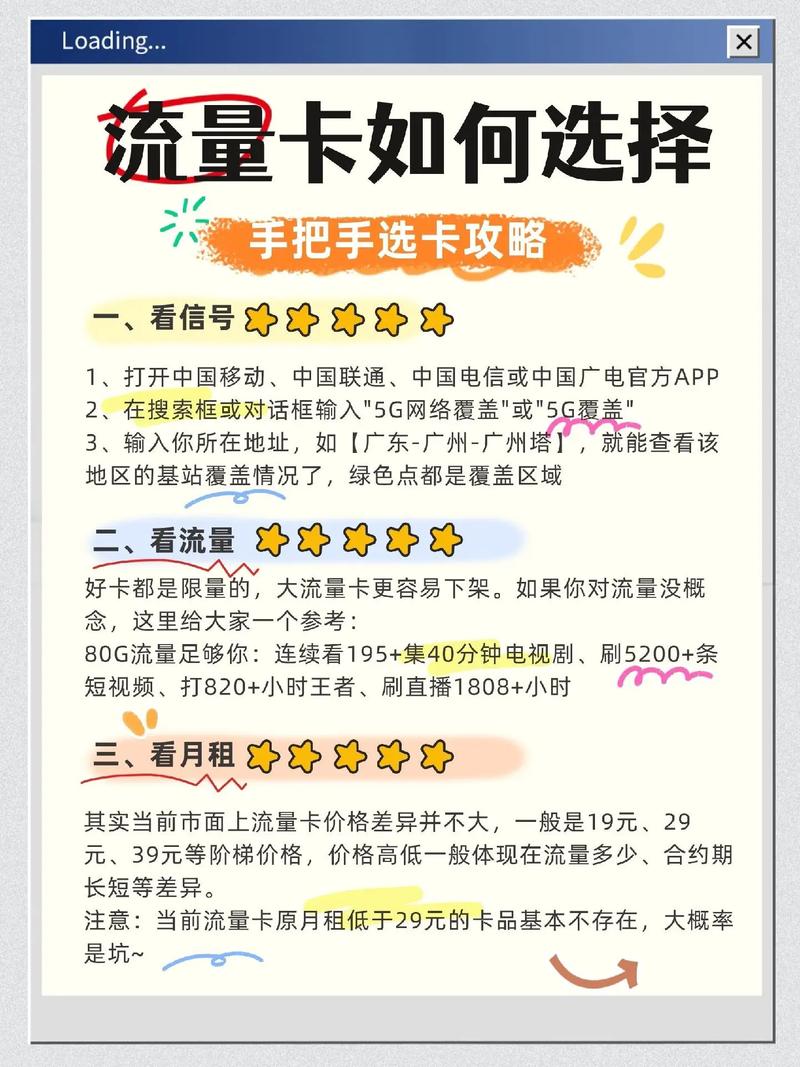 流量卡避坑指南 流量卡 流量卡