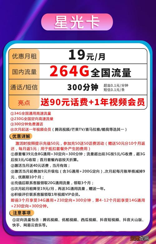 电信19元卡有什么套餐电信19元无限流量卡
