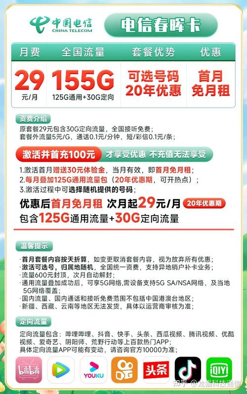 求推荐电信流量卡
