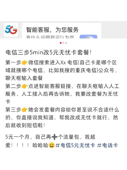 电信5元无忧卡套餐