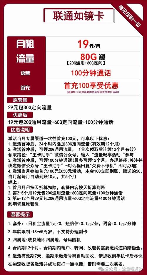 中国联通流量卡24年9月中旬推荐指南