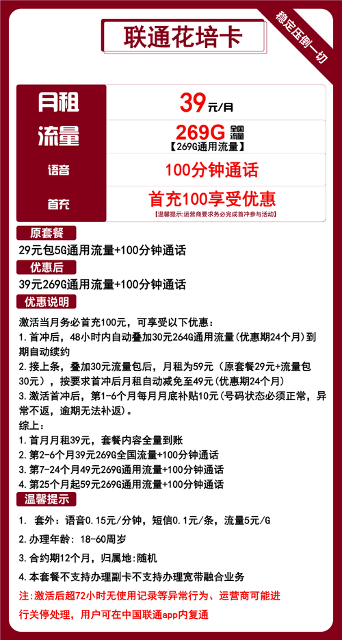 5g时代流量不够用联通花培卡解锁无限畅游新攻略全国通用