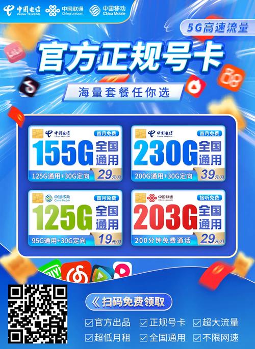 电信星卡火爆来袭39元285gb高速流量任性用流量可全部结转
