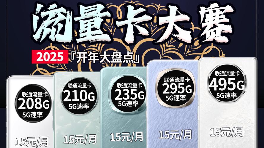 2025流量卡推荐 联通电信移动广电流量卡 5g流量卡 网卡流量卡 性价比