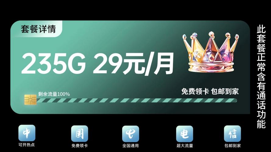 29元235g电信超大流量卡已经被问爆了还不冲吗