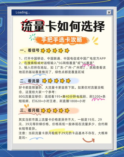 流量卡选择指南教你几招轻松搞定