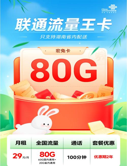 联通优惠卡月租