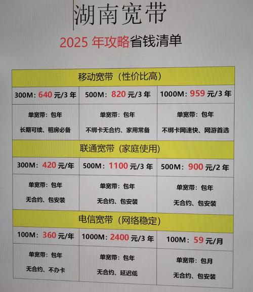 2025年湖南宽带省钱攻略别错过
