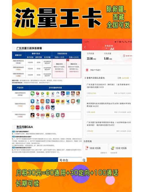 流量王卡发全国29元90g100通话