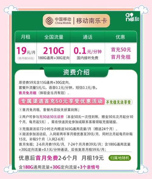 中国移动19元套餐大盘点哪款最适合你