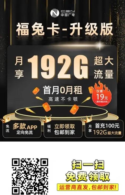电信卡 移动卡联通卡中国广电卡 低月租流量卡大流量卡