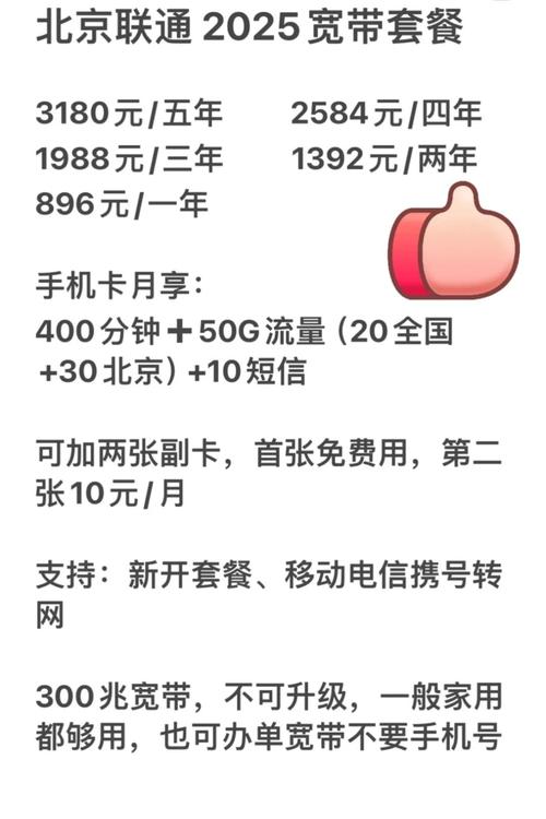 2025北京手机卡超值套餐来袭