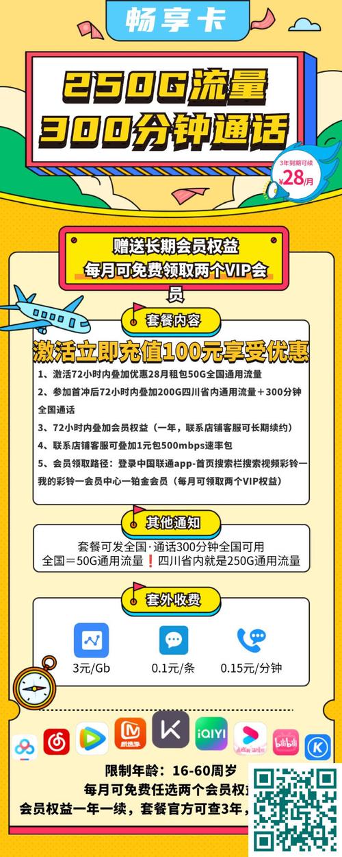 电信丹霞卡19元月包255g通用流量 30g定向流量 通话0