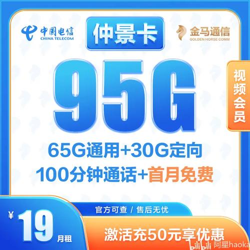 电信又出新花样19元月租95g流量还送一年大会员