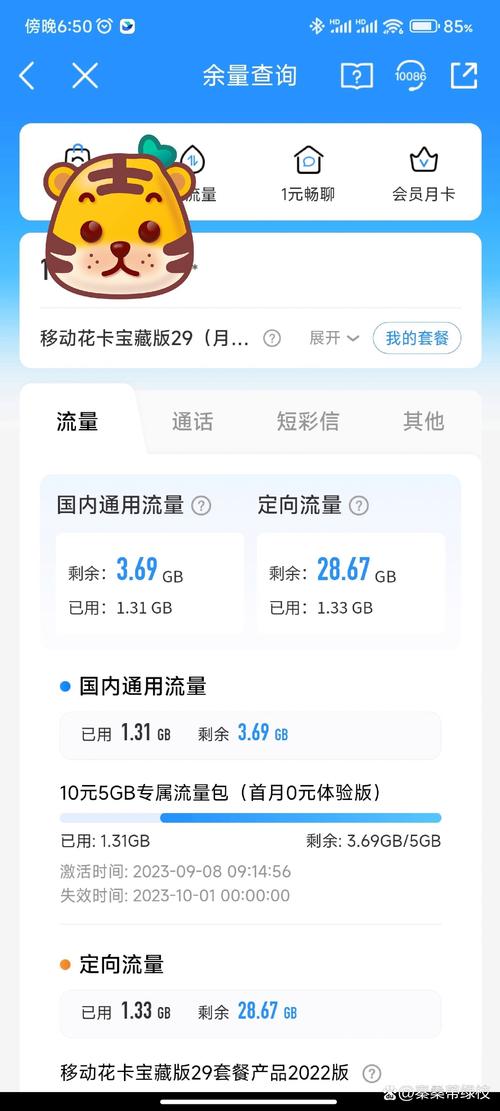 然后会给你开一个10元5g的流量包 实际上就是一个月39