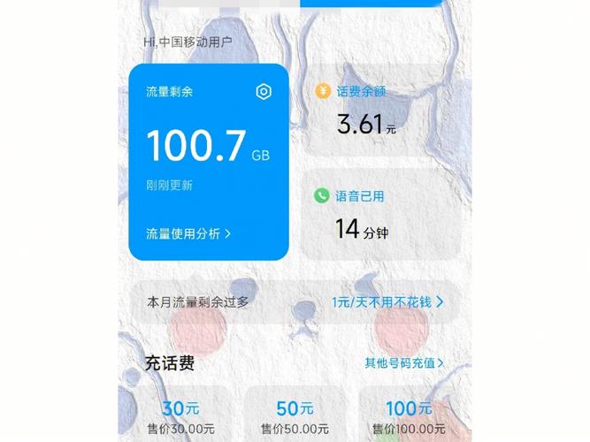 我为移动举大旗校园流量1块钱100g