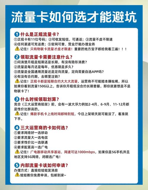 流量卡避坑指南别再被坑了