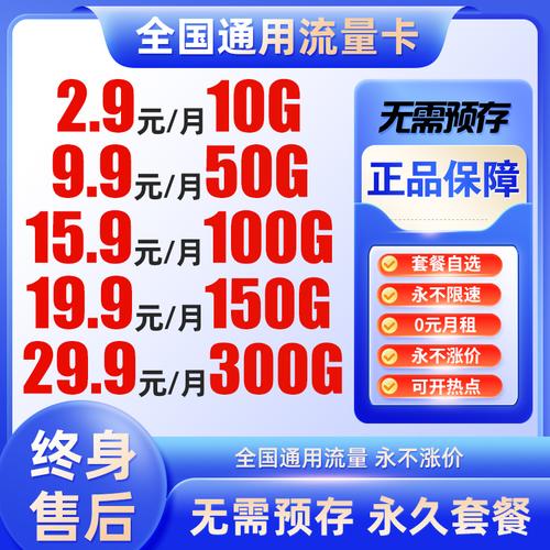 移动流量卡大王卡全国通用4g5g手机卡