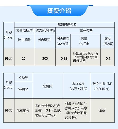 中国移动全家享套餐99元移动商城