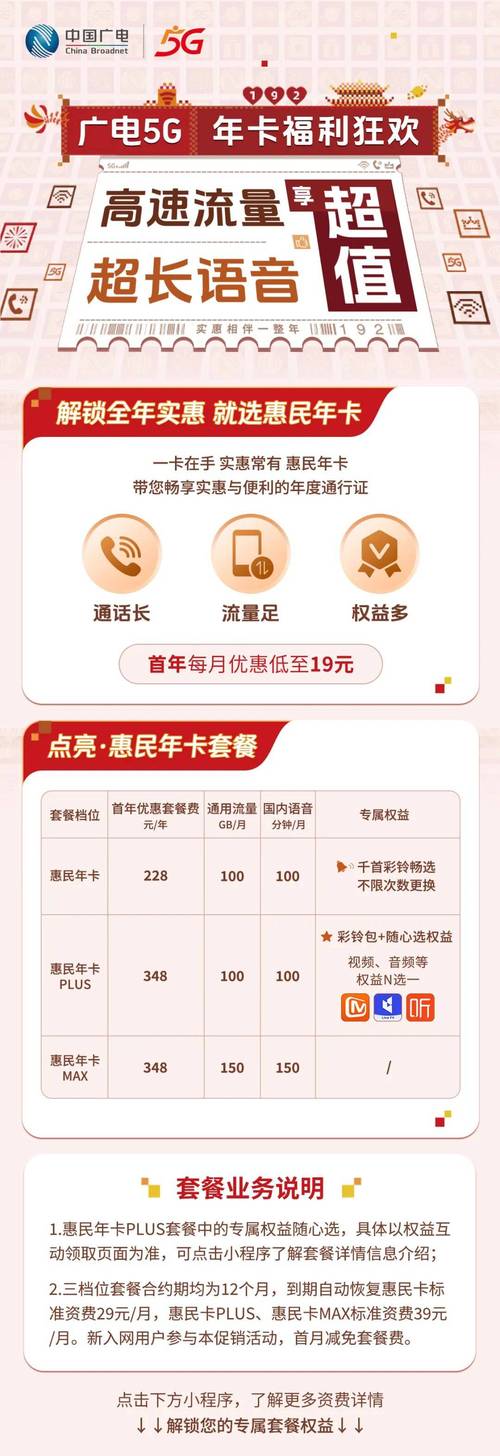 不用省广电惠民年卡引领5g惠民风尚