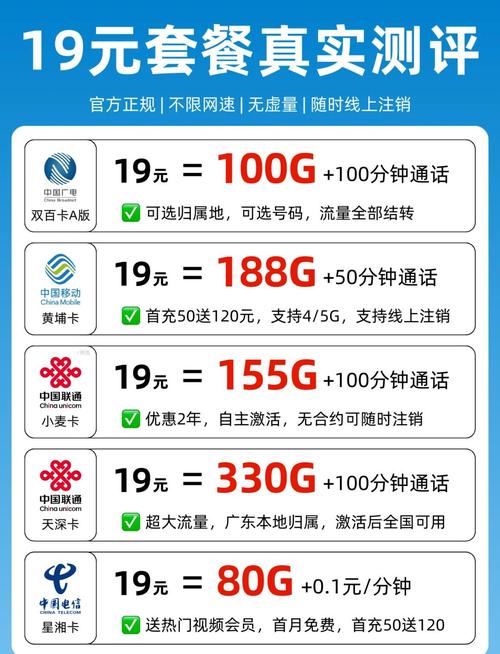 19元套餐推荐及申请指南 想换便宜的套餐又怕踩坑