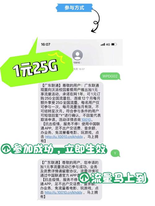 广东沃派专属1元25g流量升级包12个月深度解析：朋友，这波流量羊毛得这么薅！