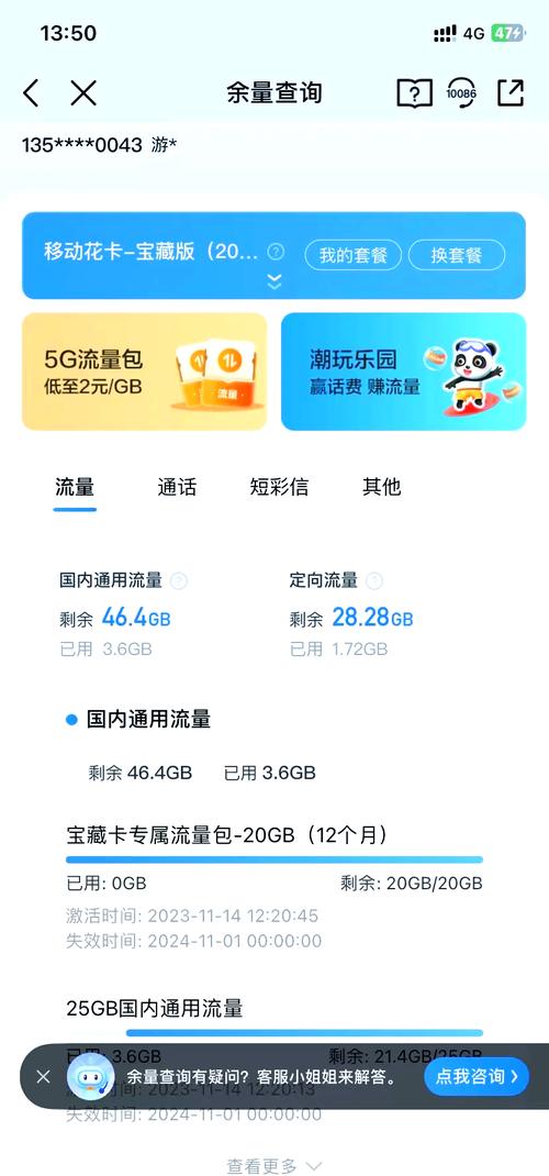 移动宝藏卡测评流量多网速快
