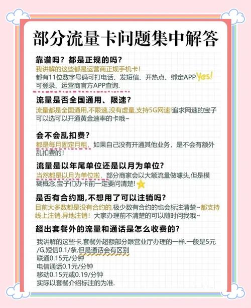 流量卡避坑指南如何选择靠谱的流量卡