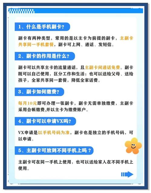  什么是手机副卡 手机副卡有两种类型常见的是基于主卡的副卡