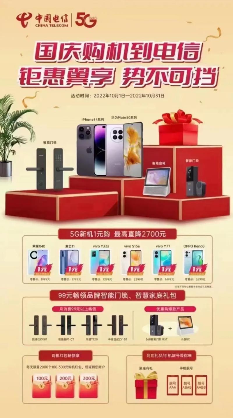 用电信宽带 5g手机免费领需要办理的