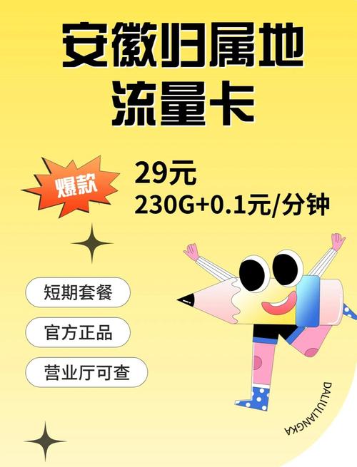 安徽流量卡29元享235g