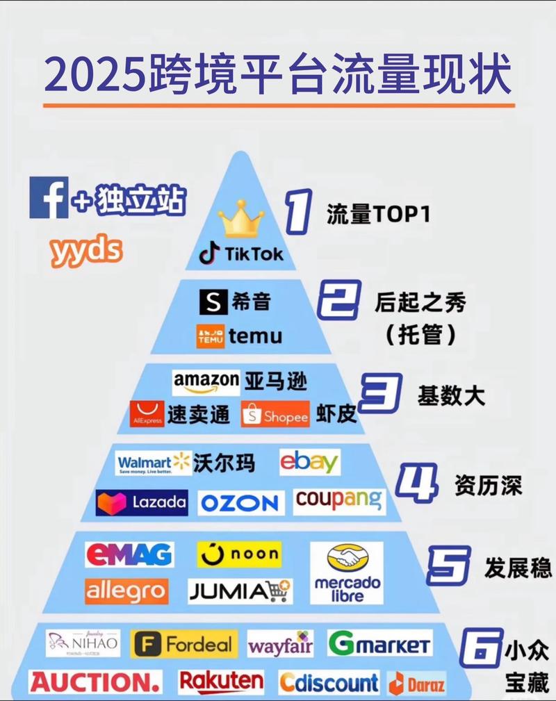 2025跨境平台流量现状八大跨境电商平台一次给你说清楚