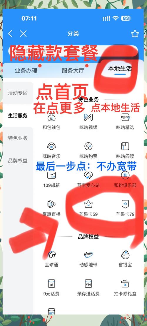 移动动感地带芒果卡59元套餐详解