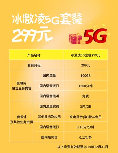 5g全国冰激凌399元套餐