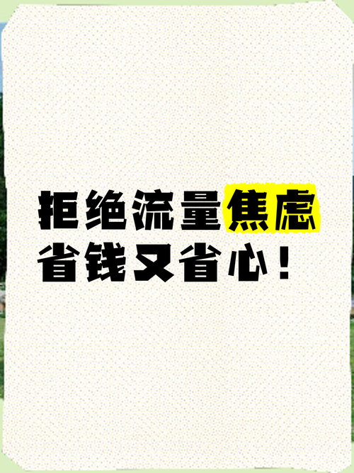 姐妹们钱要花在刀刃上流量卡也是一样的道理