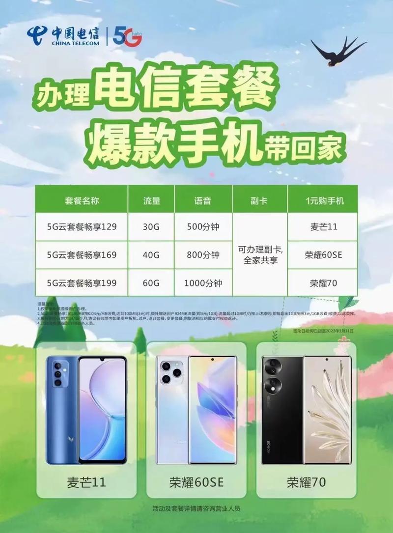 办理电信套餐免费领取手机你还在花冤枉钱买手机吗