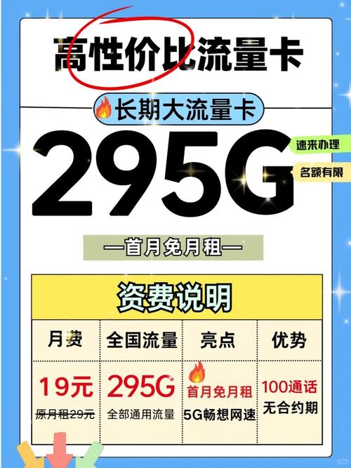长期大流量卡5g畅享网速
