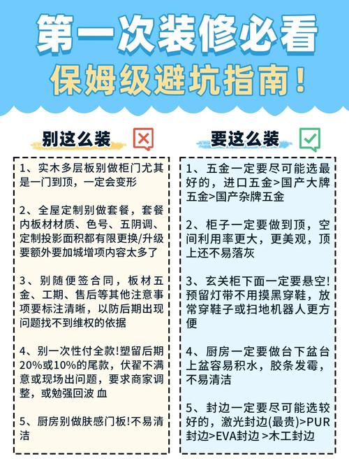 全屋定制避坑指南58条实用建议