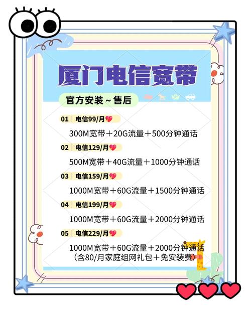 厦门电信宽带套餐大揭秘