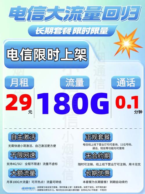 电信29元包100g流量长期套餐真相探讨物有所值吗